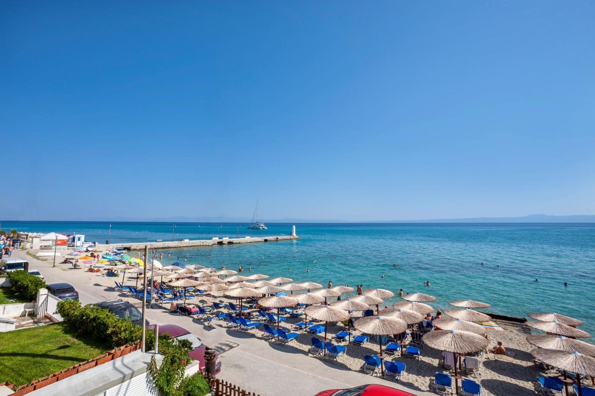 Aleksia Seaside Deluxe Apartment Pefkochori Ngoại thất bức ảnh