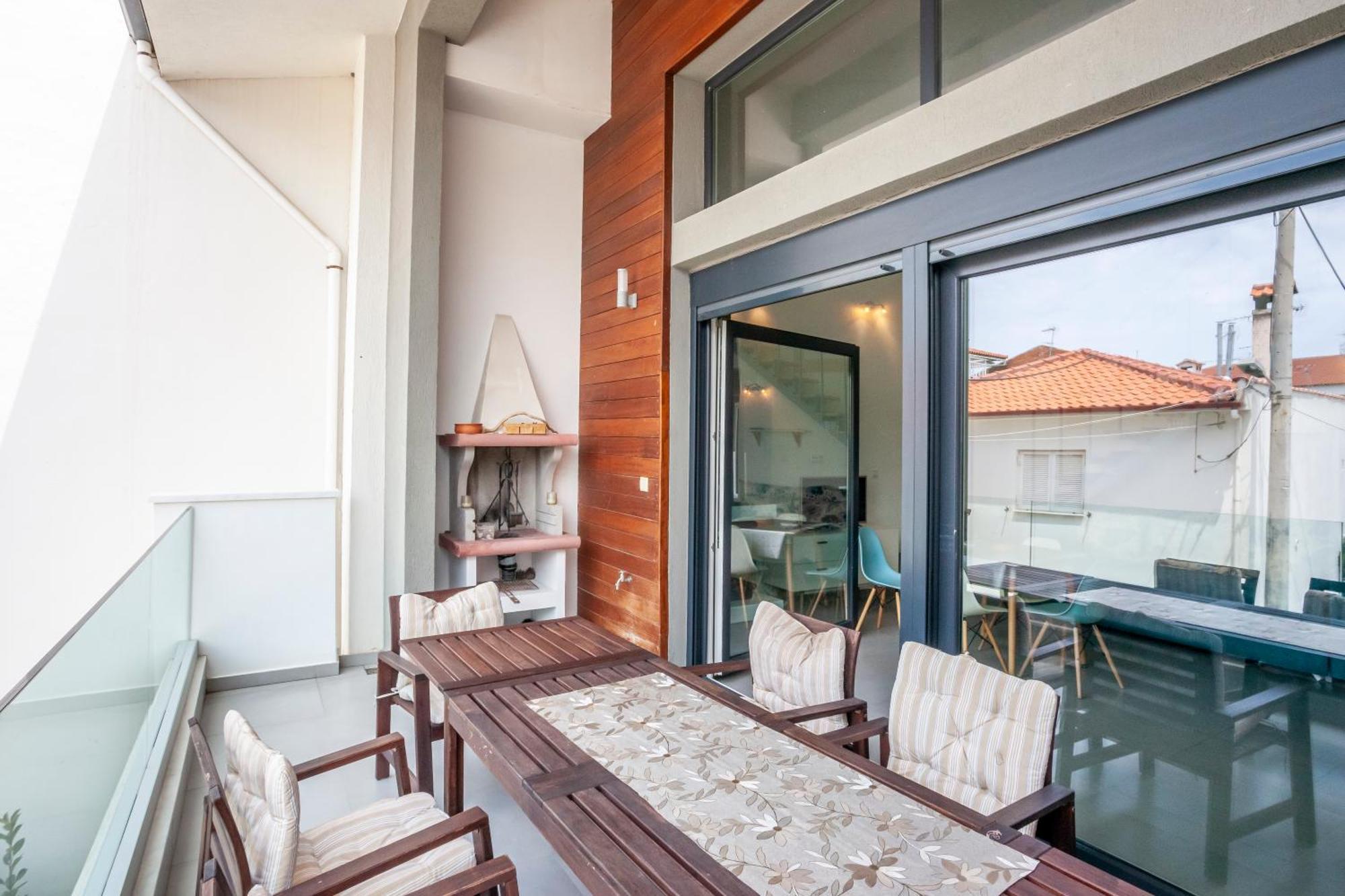 Aleksia Seaside Deluxe Apartment Pefkochori Ngoại thất bức ảnh